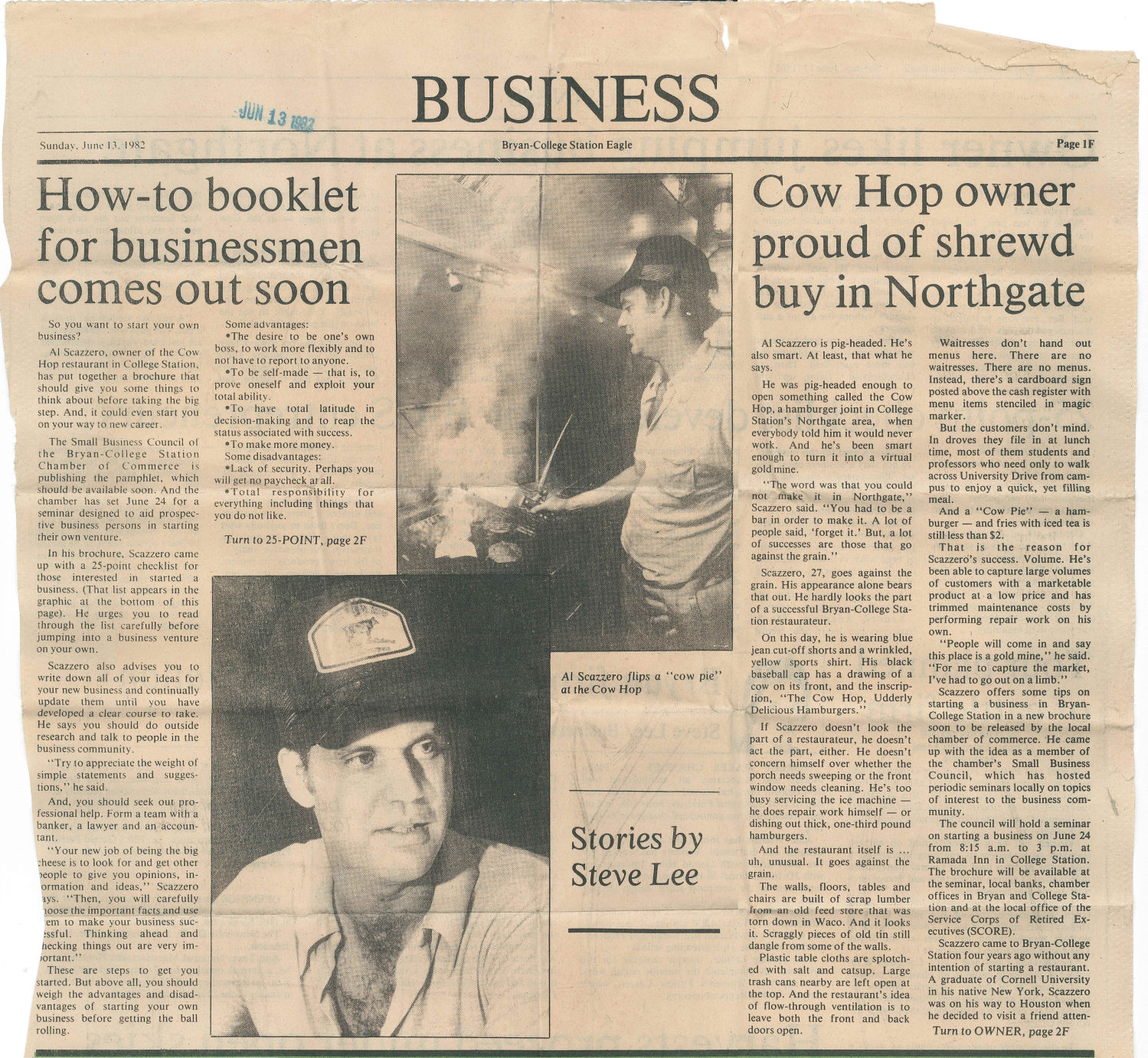 The Eagle Archives: Cow Hop